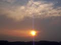 대구 시지동 2호선 대공원역의 아름다운 저녁the beautiful evening in siji,daegu city