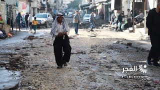 اثار الدمار الذي خلفة الاحتلال عقب اقتحامه مخيم طولكرم