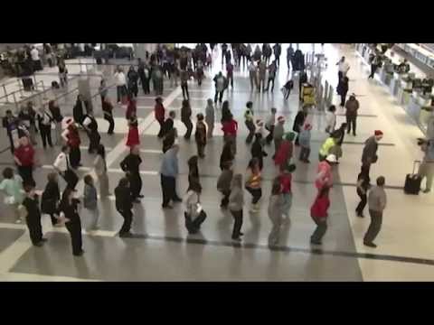 flashdance - On Dec. 15, 2010, hundreds of unsuspecting passengers at LAX's Tom Bradley International Terminal witnessed a surprise Christmas Flash Dance performed by doz...