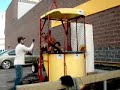 Ballsy from The Wolf 104.9 gets dunked.