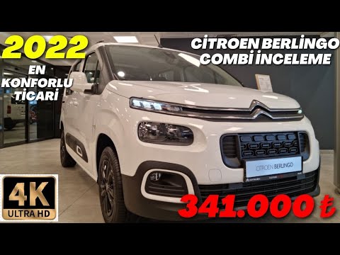 2022 CİTROEN BERLİNGO COMBİ 1.5 DİSEL FEEL STİL DETAYLI İNCELEME | EN KONFORLU TİCARİ ARAÇ | 4K