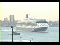 Cunard Line's Queen Victoria Maiden Arrival in New York