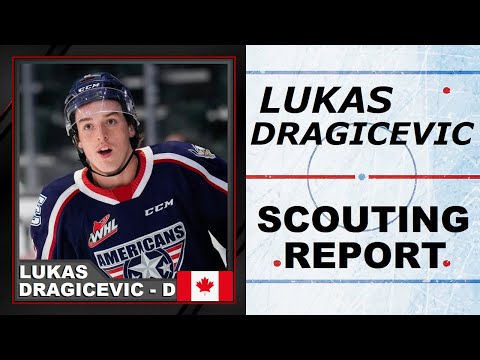 LUKAS DRAGICEVIC Highlights 2023 NHL Draft Prospect | Lukas Dragicevic scouting report