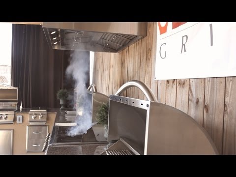 how to vent a bbq island