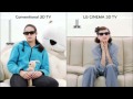 Conventional 3D TV Display Vs LG Cinema 3D TV - Differences & Advantages