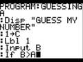 videos de TI-84 Calculator Guessing Game Program