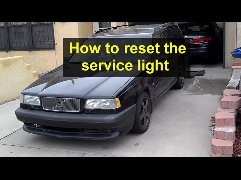 How to reset the service light on the Volvo 850, 1993, 1994 and 1995 year models. – Auto Care Series
