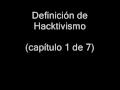 Definicion Hacktivismo 1 de 7