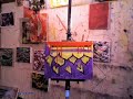 oil painting w/ T.S.PEW (KOI POND) music fat jon styrofoam