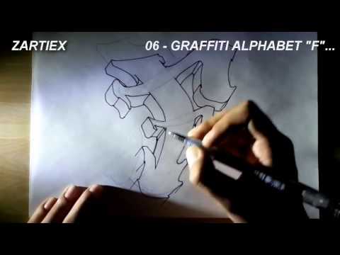 how to draw graffiti f