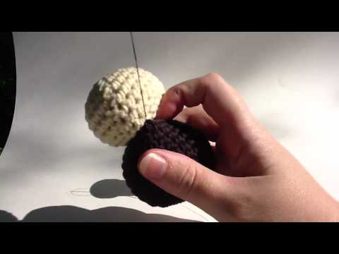 how to attach amigurumi pieces