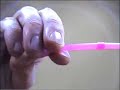 Popping straws
