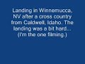  Landing Winnemucca Cherokee 180 Flying Airport