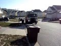 Labrie automizer right-hand garbage truck in action