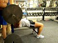 Angie Benchpressing 135 lbs Angie Benchpressing 135 lbs