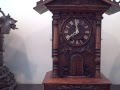 Rare Black Forest Shelf Trumpeter Clock By Gordian Hettich Sohn Furtwangen Automaton