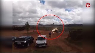 Rusiyada helikopter tamaşaçılara atəş açıb