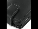 PDair Leather Case for LG Dare VX9700 - Flip Type (Black)