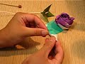 Origami Rose Leaf
