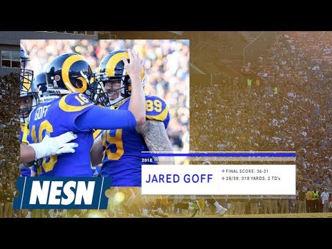 Video: Jared Goff Shoots His Shot With Halle Berry