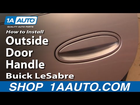 How To Install Replace Rear Outside Door Handle Buick LeSabre 00-05 1AAuto.com