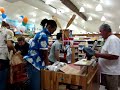 Christi, Murriel, and Keisha Bagging Groceries