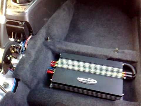 Mitsubishi Evo Lancer Amplifier install