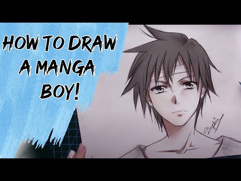 video-linktoworks-How to Draw a Manga male Head