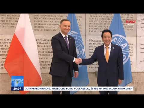 Prezydent A. Duda zabrał głos podczas Światowego Forum Żywnościowego