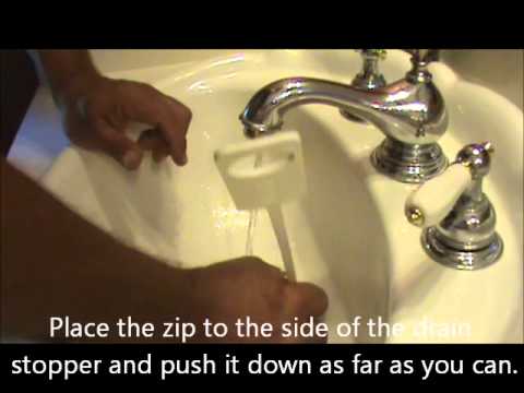 how to unclog a bathroom sink drain