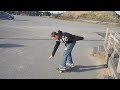 toby and victor give it all they got on this little island with no place to skate.  good times.