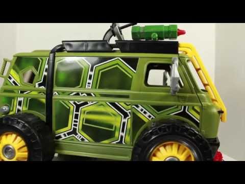 Teenage Mutant Ninja Turtles 2014 Movie Turtle Assault Van Vehicle Toy Review