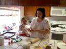 Yvie, Mom and Cookies 2006