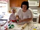 Yvie, Mom and Cookies 2006