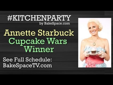 Cupcake Decorating Tips - Annette Starbuck Winner of Cupcake Wars Live on #KitchenParty