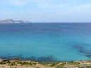 Panoramic view of Cala Rossa in Favignana, Sicily (Italy).