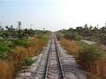 Train Chon Buri - Bangkok Thailand, Last stand view !!!