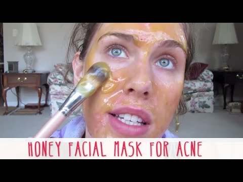 how to use honey for acne
