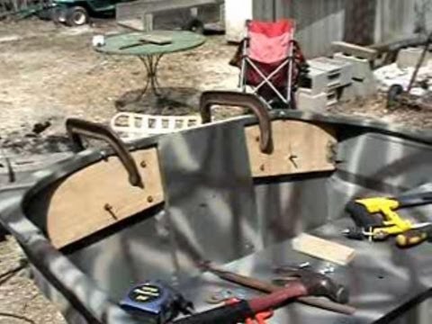 how to fasten wood to aluminum boat