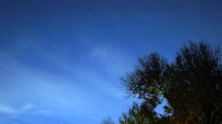 Back Yard Astrophotography Time Lapse