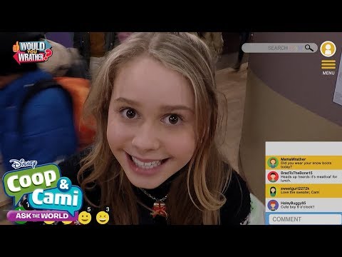 Cami's Holiday Drive | Coop & Cami Ask the World | Disney Channel