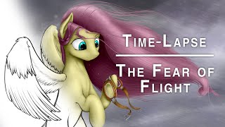 The Fear of Flight - Time-Lapse Painting | ABluSkittle