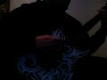 this is me playing guitar along to 