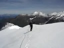 Abstieg vom Hocheiser, 3.206 m Abstieg vom Hocheiser, 3.206 m
