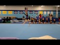 tori level 4 gymnastics floor routine age 9 fly right invitational