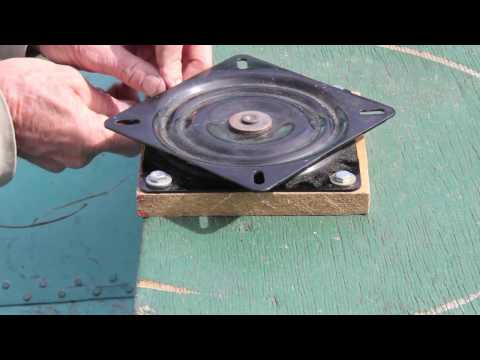 How to install a swivel plate and boat seat