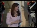 13.11.08 la presidenta Cristina Fernandez inaugura en el pabellón de los presidentes constitucionales el busto del Tio Campora