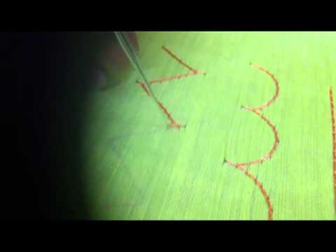 Aari/Maggam chain stitch how to