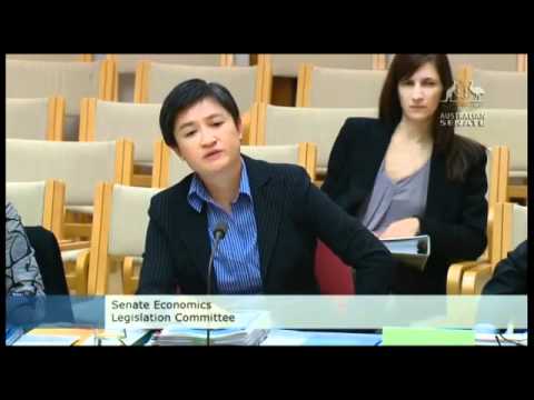 Penny Wong Meowed at by David Bushby