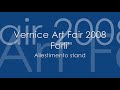 working in my art stand in a art fair